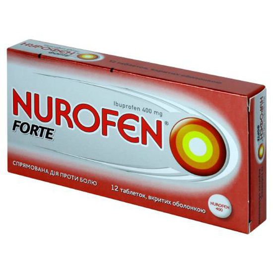 Нурофен форте таблетки 400 мг №12.